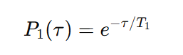 T₁ Measurement (Energy Relaxation Time)